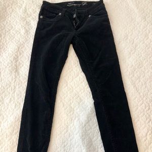 Seven 7 Corduroy Black Pants size 8